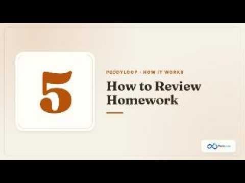 Never mark a homework assignment again! - watch on YouTube