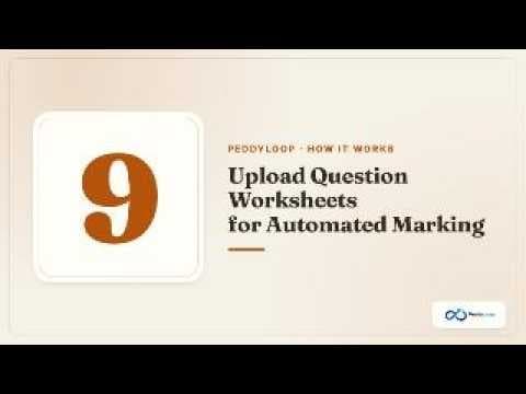Upload your own worksheet as homework - watch on YouTube